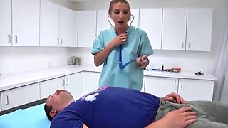 White Nurse: Big Tits, Blowjob  Babe Porn