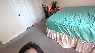 Fitness Model Makes Big Cock Cum Inside