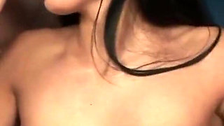 Teen brunette fucking two guys cos she is too much horny