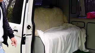 German big BBW milf persuaded to sex casting on the street