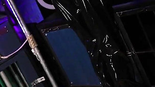 Latex Toe Sock Trampling