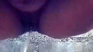 Sqauting Peeing Outdoors Rubbing Playing with My Pierced Clit