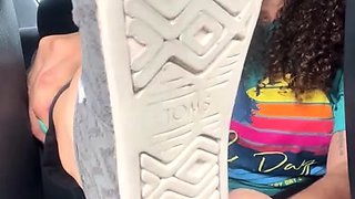 Amateur Outdoor Brunette Masturbates