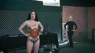 Olive Glass - Wonder Woman In One Dumb Woman Meet The Fembots