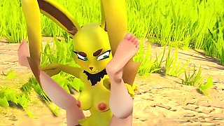 Rabbit Monster Grinding Woman (sapphire Safari V.23)