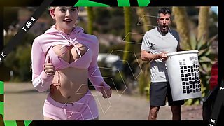 Watch Gorgeous Brunette Gets Dominated And Hardcore Fucked By Big Titted Milf And Her Muscular Boss - Interview, Secretary, Stockings Porn