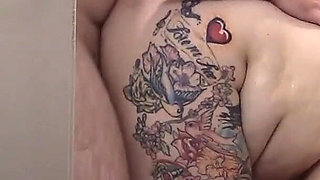 Chubby Housewife Gets Pounded in the Shower