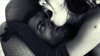 Extreme amateur pov blowjob with brunette babe