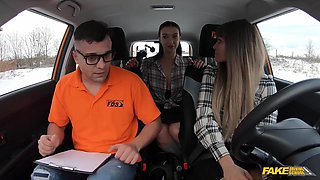 Two Slutty Chicks Pleasuring Don In The Backseat Of - Don Diego