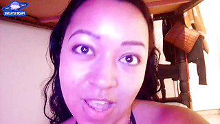 The most beautiful Latina babe Saturno Squirt is single and eager to masturbate her rich, wet and pink pussy, help her reach org