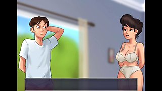 Steamy summertime orgy with the neighbor's hot wife