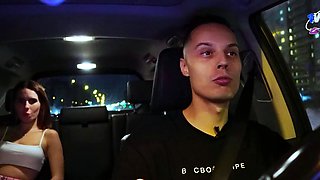 Sexy Strip Game with Naked Hottie on Fake Taxi YouTube Show