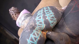 Alt babe’s ass gets wrecked stuffed with toys, stretched by cock, and pounded by machine