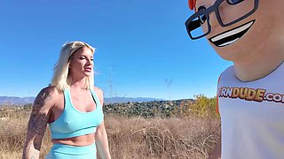 Taylor Wilds Big Dick Workout Ends with a Facial Finish