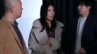 JAPANESE WIFE BECOMES A NUDE MODEL FOR HUSBANDS BOSS AND
