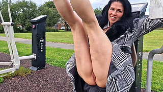 Outdoors Naked and Pissing