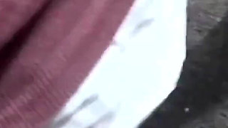 Overlap of two mature sluts outdoor
