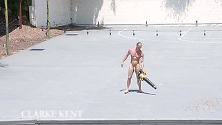 Superman Clarke Kent fucks Lana Smalls in sexy lingerie and stockings.