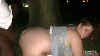 BBW & BBC Fucking in the Golf Course and BJ in Car Wash