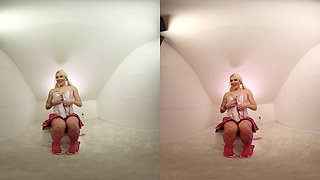 226 - Vanessa Sweet - Blonde Fishnet Stockings Toying