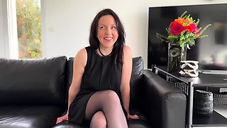 Close up anal fuck and blowjob threesome