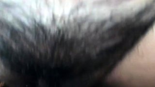 Brunette slut gives a great pov amateur blowjob