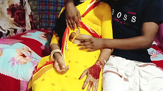 New Married Couple Having Romantic Sex