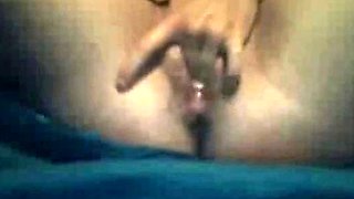Creamy Pussy Squirts on Webcam