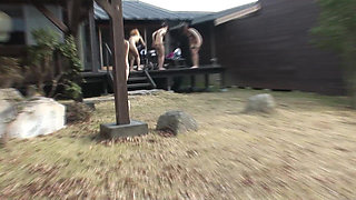 Wild Japanese Spa Orgy - Horny Babes Get Fucked in the Hot Tub