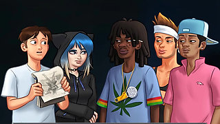 Summertime Saga Reworked - 5 in the College Toilets by Misskitty2k