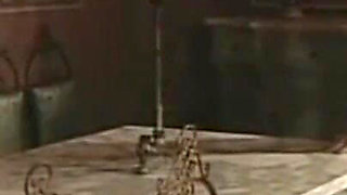 Behind the Mask, a White Man, a Black Man, and a Slut: Threesome with Anal and Wax Play.