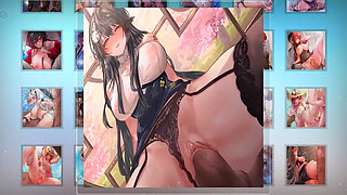Hentai World Animation Puzzle - Part 16 - Hentai Came Inside Her Pussy by Loveskysanx