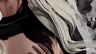 Cowgirl Sex with Big Tits Blonde in the Office with Massive Cumshot - 3D POV Animation