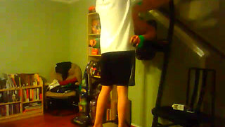 Duck tapped balls stretched & dick sucked  TOMWOODS2020