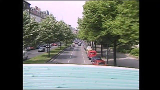 Two Amazing MILF Get Fucked Hard by Their Boyfriend on Top of the Bus
