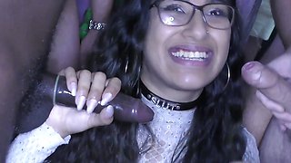 Horny Babes Adores Sharing Cocks and Cum