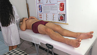 Patient unable to control erection in front of nurse