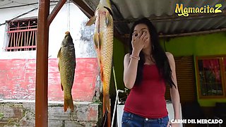 CARNEDELMERCADO - ALICIA DURAN BIG BOOTY LATINA HARDCORE OILED FUCKING - MAMACITAZ