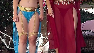 Sexy Backstages: Teens Dancing Sexy Tiktoks Naked on Heels