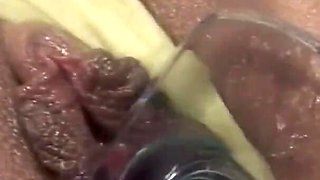 Brunette milf welcomes any hard long cock that takes her and pounds her pussy