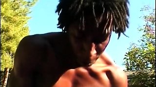 Big cock EXGF interracial busty geek coed blowjob