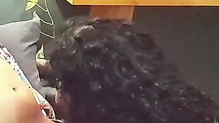 Busty Latin Fucks Her Sugar Daddy on the Balcony - Risky Public Sex