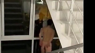 Zaza Striptease Infront of the Window