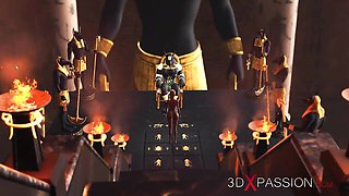 Anubis and Egypt's cartoon dirt by 3DXPassion