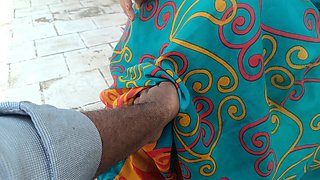 Married Women Enjoying Terrace Romance with Neighbour Men Friend
