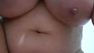 Big boobs milf masturbates with her dildo