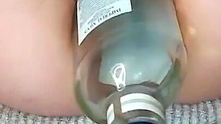 Pussy Ripping with Huge Bottle