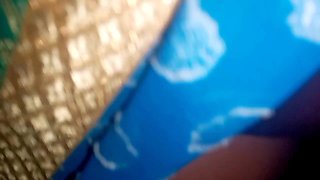Long Hire Indian Aunty Nice Boobs Show