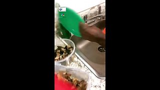 Hot Cooking Sex Lesson with AfroCandy - Wild Kitchen Fuck