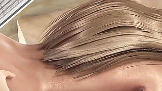 Doggystyle Fuck On Stairs In The Bath - POV And Cumshot On Her Back 3D Animation Porn